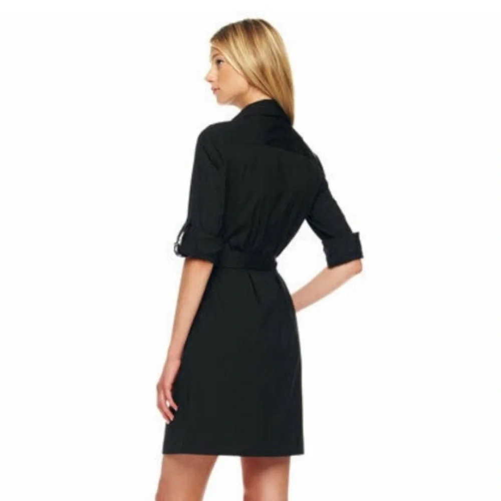 Michael Kors Half Zip Shirt Dress - Picture 2 of 4